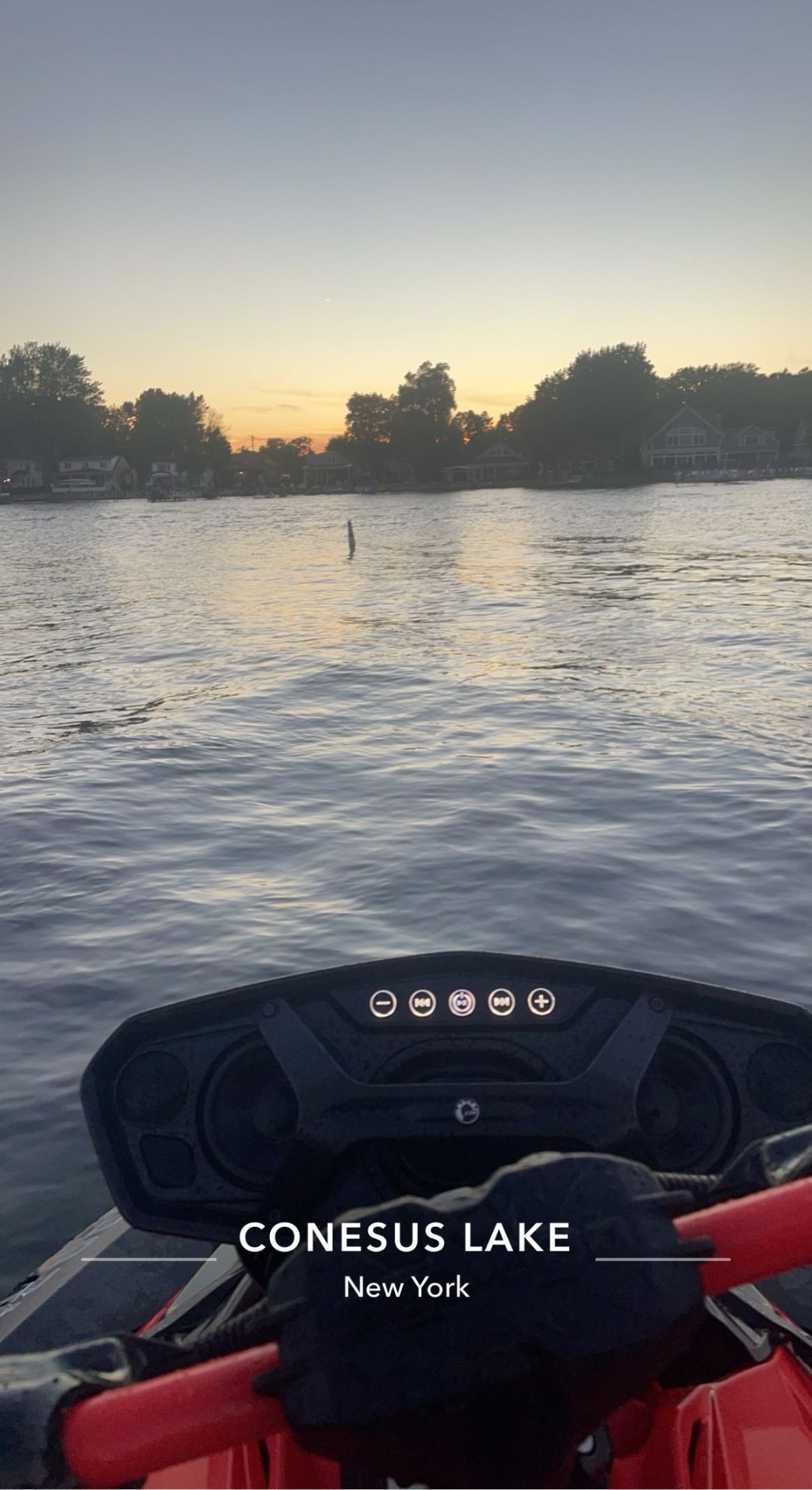 Sunset over Conesus Lake